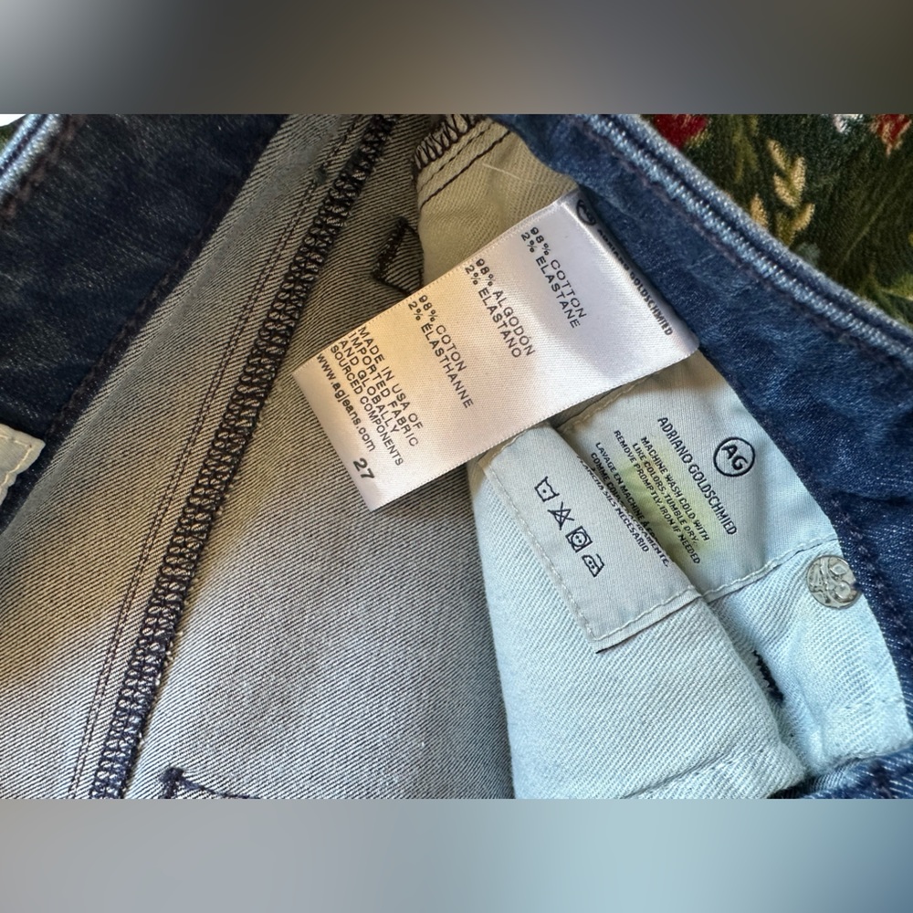 BNWT AG DENIM SKINNY JEANS SZ. 27 - Picture 9 of 10